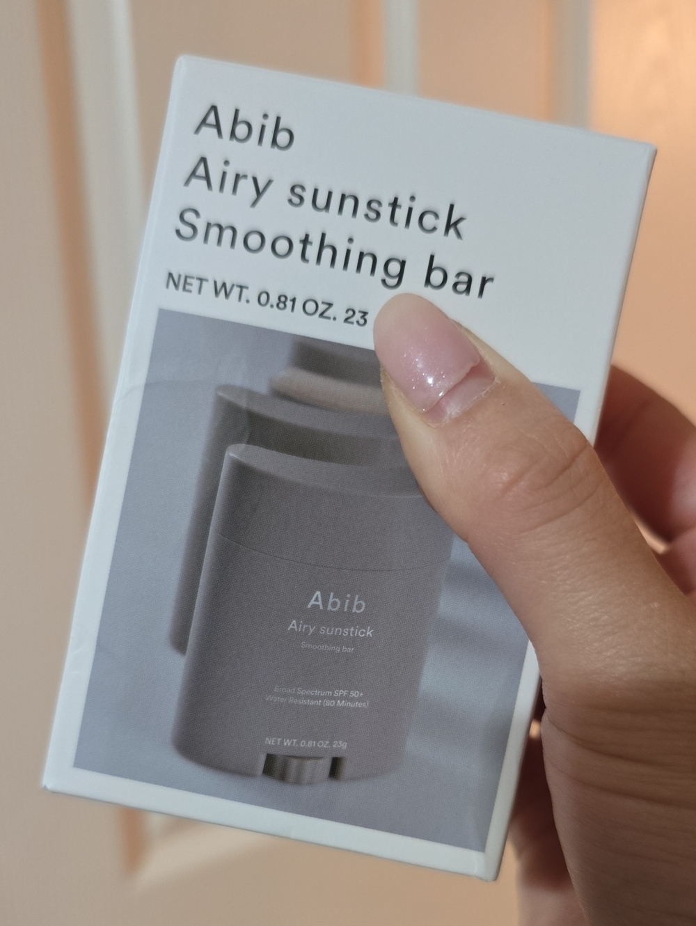 Abib Airy Sunstick Smoothing Bar - Light Gray - Open Box (1 NEW)